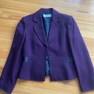 Purple Tahari jacket